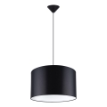 Lustra ar auklu NOVA 1xE27/15W/230V d. 40 cm melna