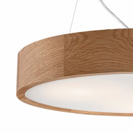 Lustra ar auklu OAK 2xE27/60W/230V oak ø 37 cm