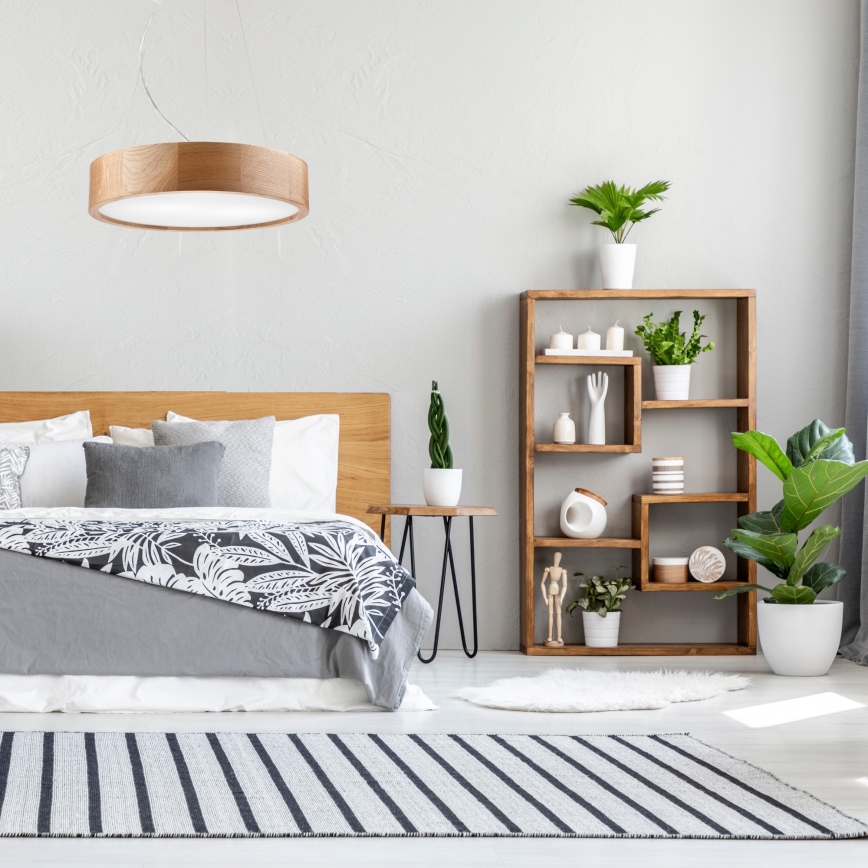 Lustra ar auklu OAK 2xE27/60W/230V oak ø 37 cm
