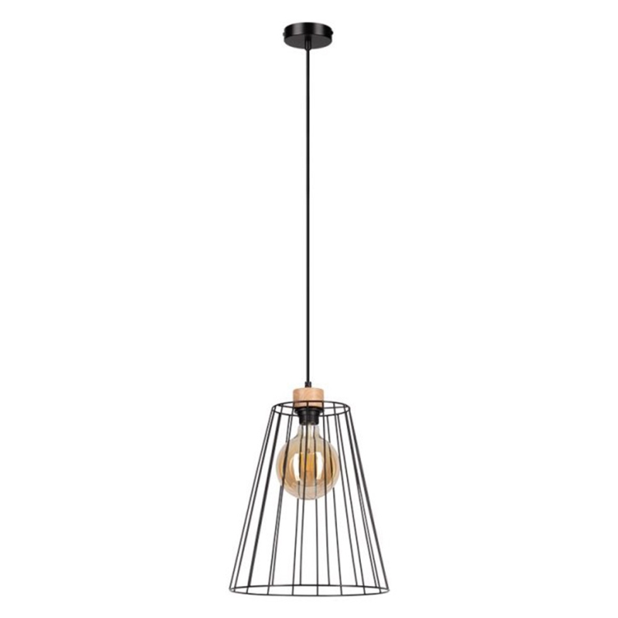 Lustra ar auklu ORAZIO 1xE27/60W/230V ozols
