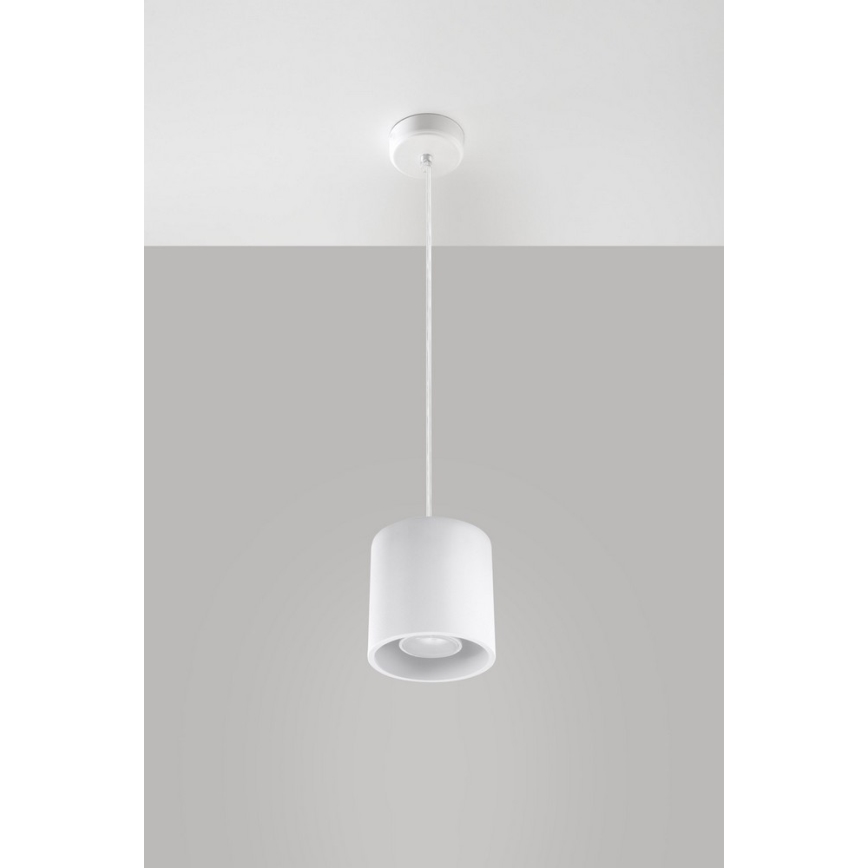 Lustra ar auklu ORBIS 1 1xGU10/40W/230V balts