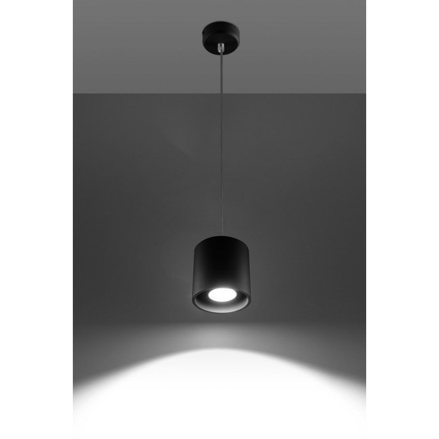 Lustra ar auklu ORBIS 1 1xGU10/40W/230V melns