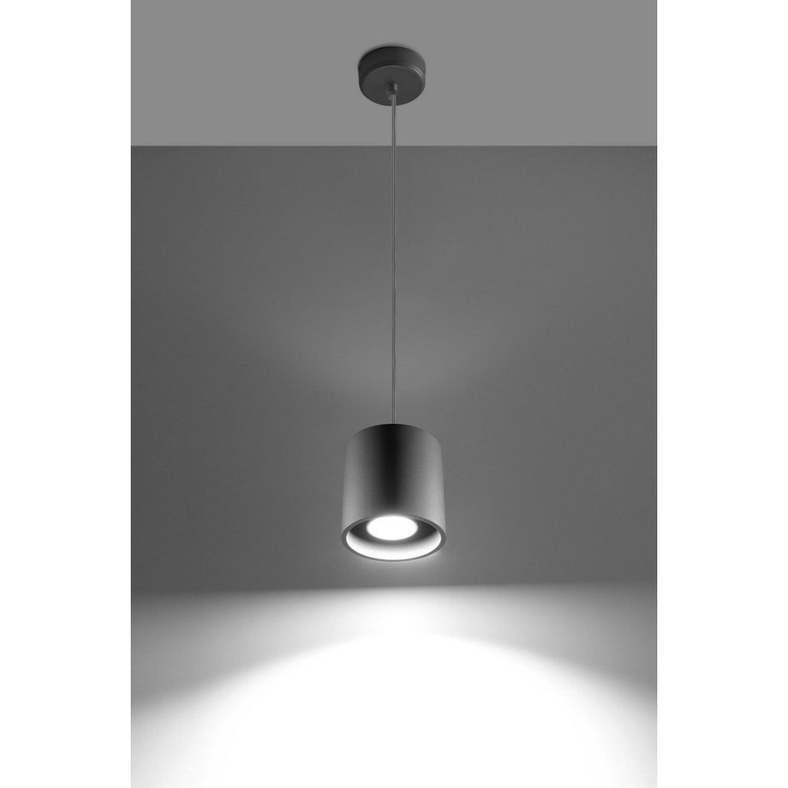 Lustra ar auklu ORBIS 1 1xGU10/40W/230V pelēka