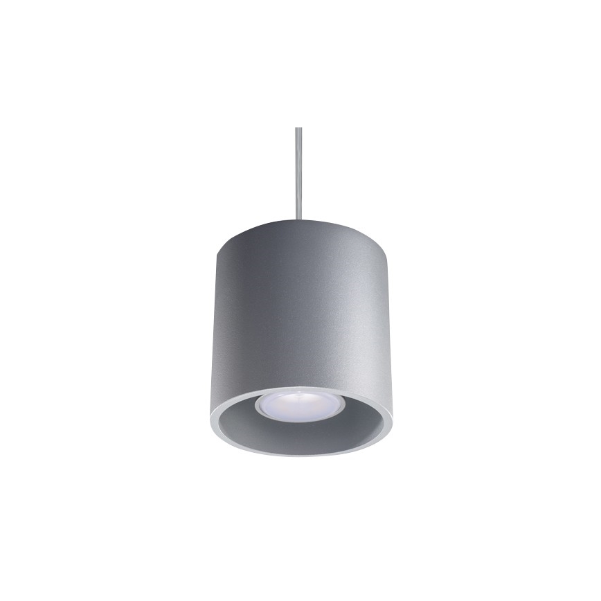 Lustra ar auklu ORBIS 1 1xGU10/40W/230V pelēka