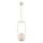 Lustra ar auklu OVAL 1xE14/10W/230V zelta