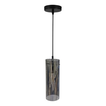 Lustra ar auklu PADOVA 1xE27/15W/230V melna