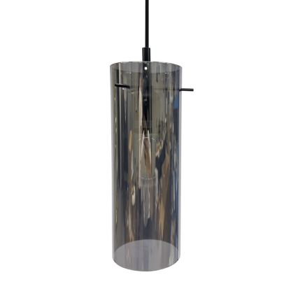 Lustra ar auklu PADOVA 1xE27/15W/230V melna