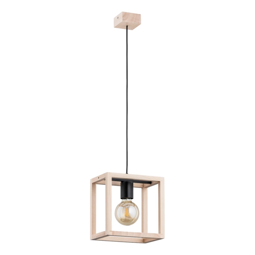 Lustra ar auklu PAKO 1xE27/15W/230V bēša