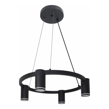 Lustra ar auklu PARĪZE 4xGU10/12W/230V melna