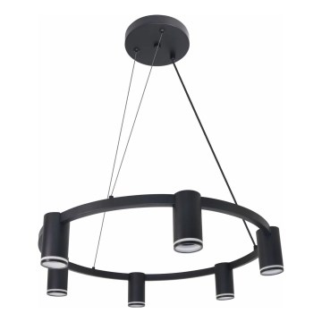 Lustra ar auklu PARĪZE 6xGU10/12W/230V melna