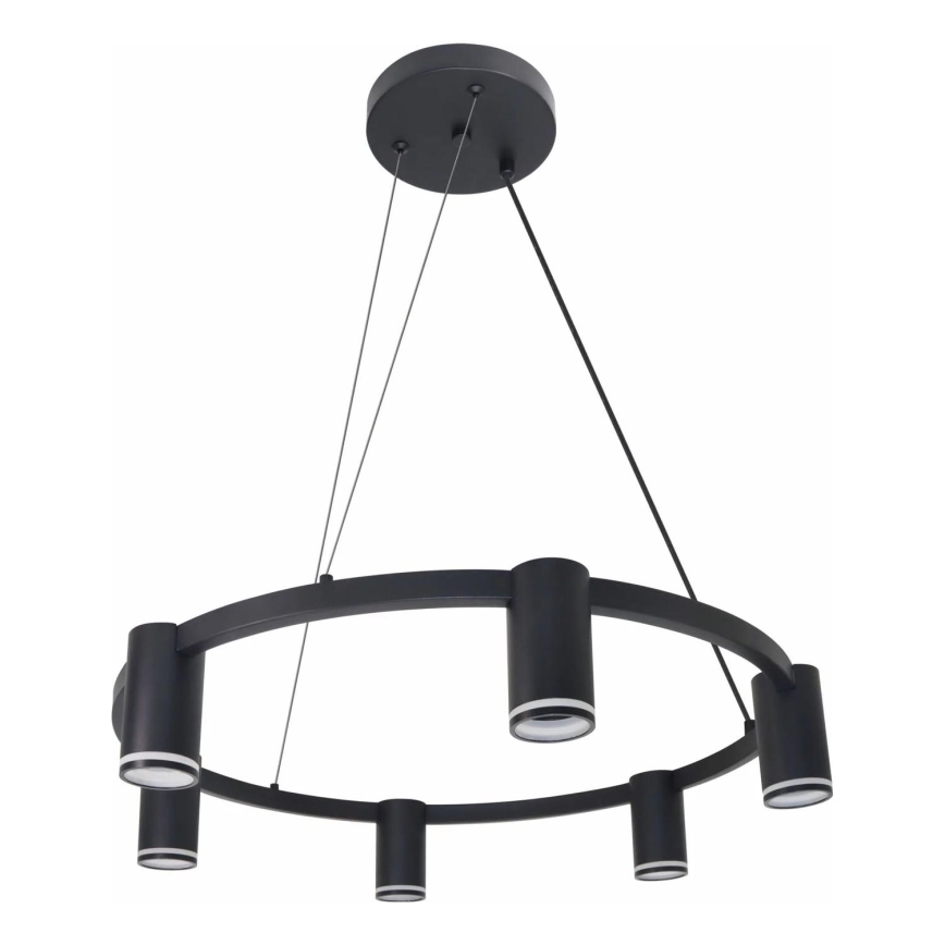 Lustra ar auklu PARĪZE 6xGU10/12W/230V melna