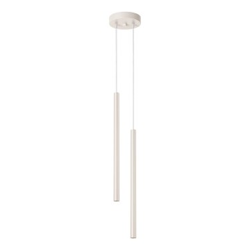 Lustra ar auklu PASTELO 2xG9/8W/230V krēmkrāsa