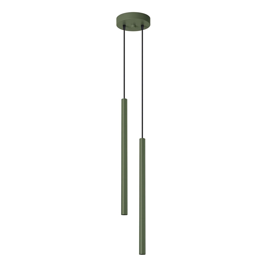Lustra ar auklu PASTELO 2xG9/8W/230V zaļa