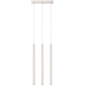 Lustra ar auklu PASTELO 3xG9/8W/230V krēmkrāsa