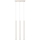 Lustra ar auklu PASTELO 3xG9/8W/230V krēmkrāsa