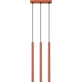 Lustra ar auklu PASTELO 3xG9/8W/230V sarkana