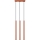 Lustra ar auklu PASTELO 3xG9/8W/230V sarkana