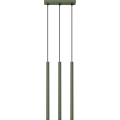 Lustra ar auklu PASTELO 3xG9/8W/230V zaļa