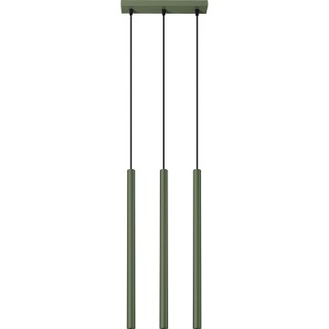 Lustra ar auklu PASTELO 3xG9/8W/230V zaļa