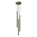 Lustra ar auklu PASTELO 3xG9/8W/230V zaļa