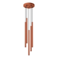 Lustra ar auklu PASTELO 5xG9/8W/230V sarkana