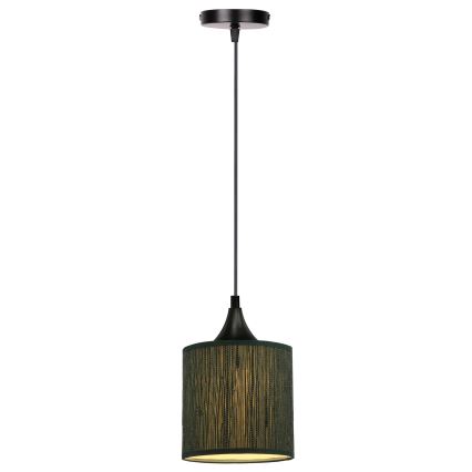 Lustra ar auklu PATTI 1xE27/60W/230V d. 15 cm zaļa
