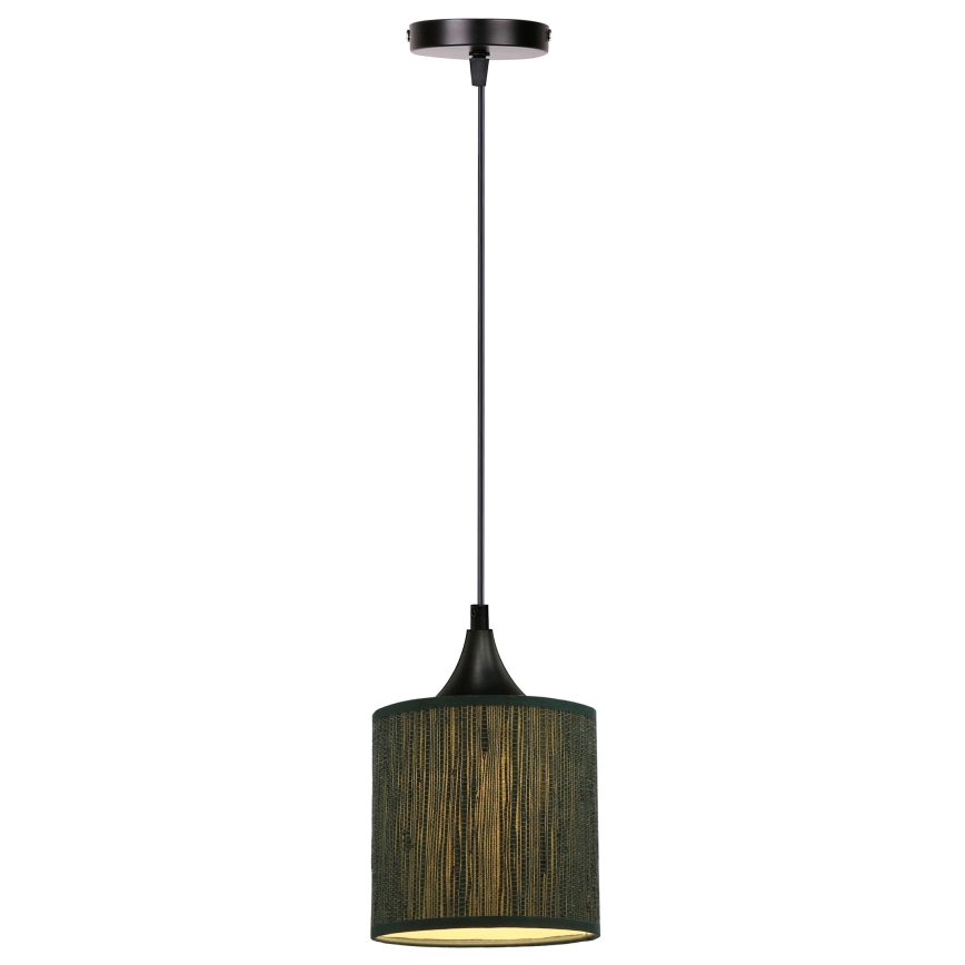 Lustra ar auklu PATTI 1xE27/60W/230V d. 15 cm zaļa