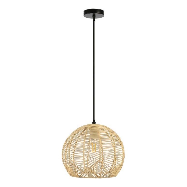 Lustra ar auklu PELO 1xE27/40W/230V d. 30 cm rotanga
