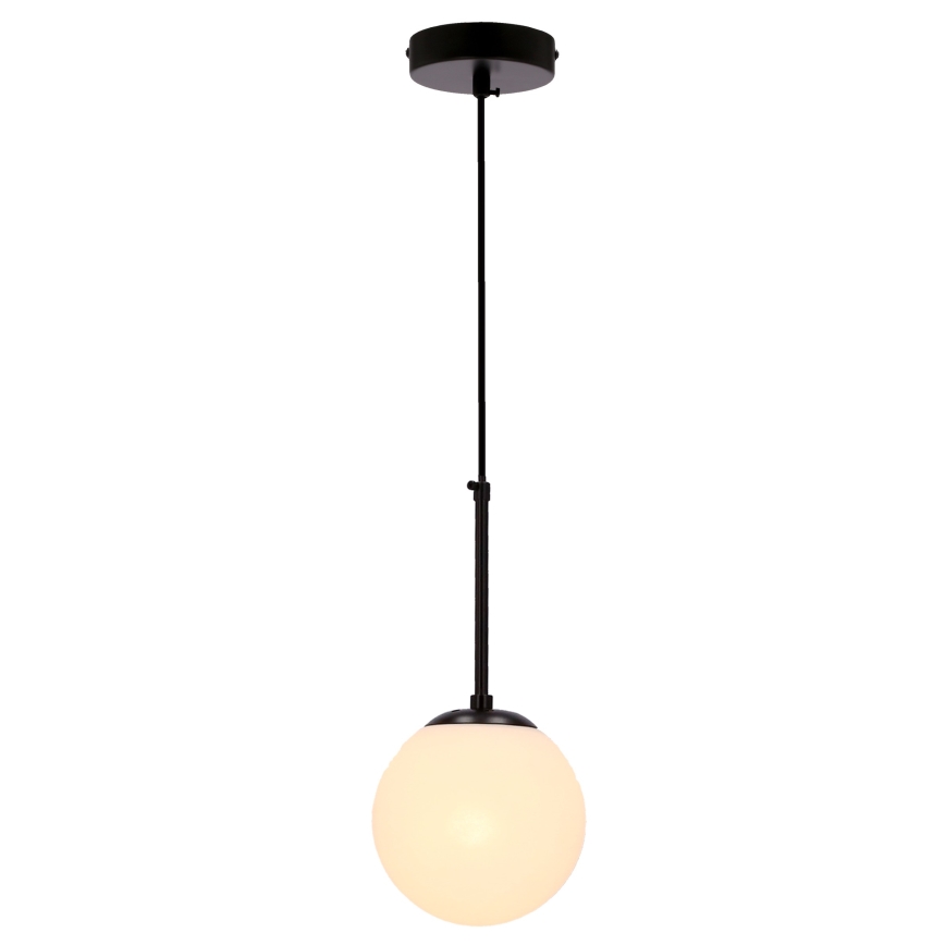 Lustra ar auklu POMPEI 1xE27/40W/230V melna