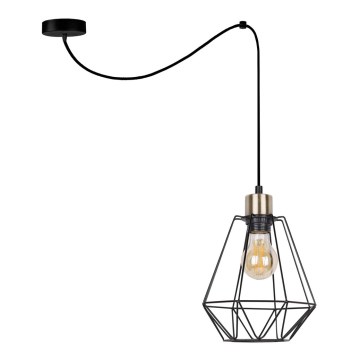 Lustra ar auklu PRIMO 1xE27/60W/230V zirneklis