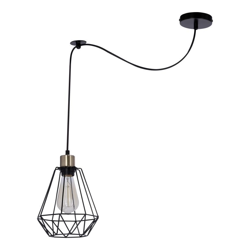 Lustra ar auklu PRIMO 1xE27/60W/230V zirneklis