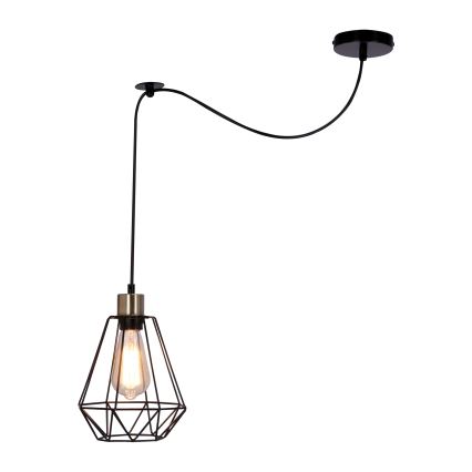 Lustra ar auklu PRIMO 1xE27/60W/230V zirneklis