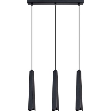 Lustra ar auklu PRYSM 3xG9/8W/230V melna