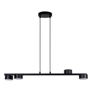 Lustra ar auklu PUNTO 4xGX53/12W/230V melna