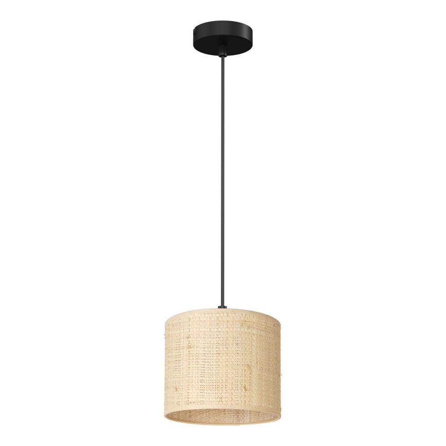 Lustra ar auklu RATTAN 1xE27/60W/230V d. 18 cm rotanga