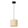 Lustra ar auklu RATTAN 1xE27/60W/230V d. 18 cm rotanga