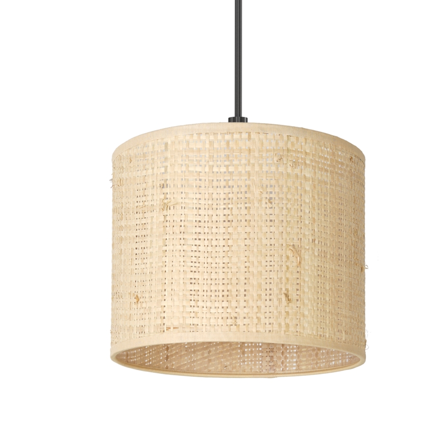 Lustra ar auklu RATTAN 1xE27/60W/230V d. 18 cm rotanga