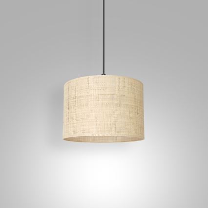 Lustra ar auklu RATTAN 1xE27/60W/230V d. 25 cm rotanga