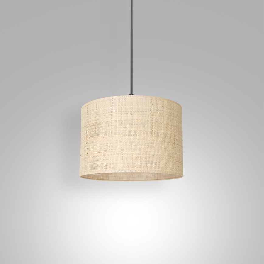 Lustra ar auklu RATTAN 1xE27/60W/230V d. 25 cm rotanga