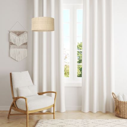 Lustra ar auklu RATTAN 1xE27/60W/230V d. 40 cm rotanga