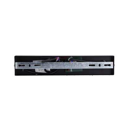 Lustra ar auklu RENO 3xE27/40W/230V melna/brūna