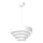 Lustra ar auklu RINGS 1xE27/15W/230V balta