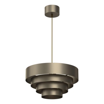Lustra ar auklu RINGS 1xE27/15W/230V misiņš