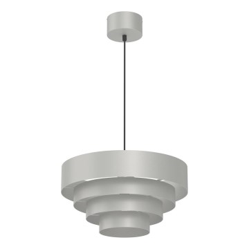 Lustra ar auklu RINGS 1xE27/15W/230V spīdīgi hromēts