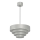 Lustra ar auklu RINGS 1xE27/15W/230V spīdīgi hromēts