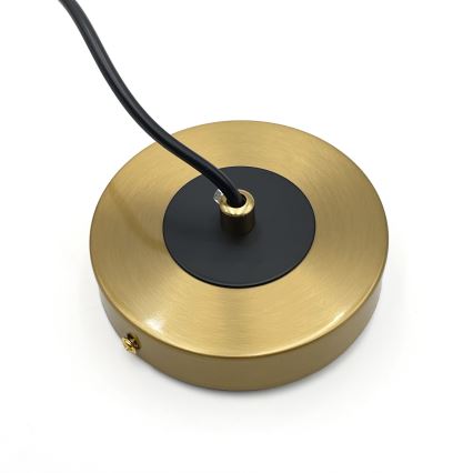 Lustra ar auklu ROLLO 1xE14/5W/230V zelta/dūmakains bēša