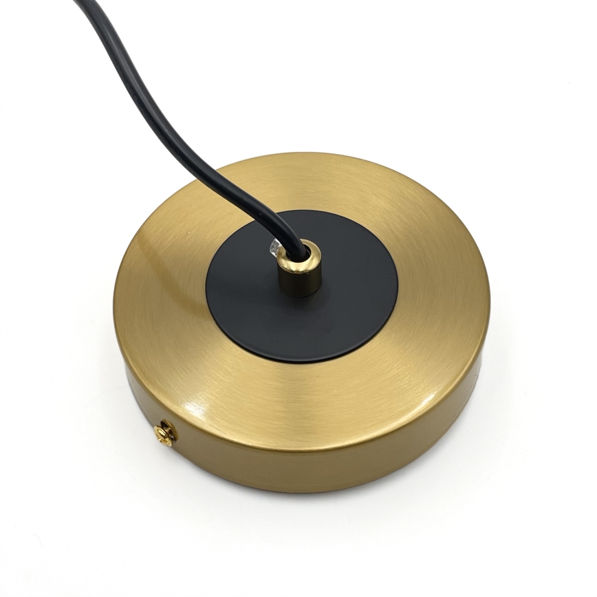 Lustra ar auklu ROLLO 1xE14/5W/230V zelta/dūmakains bēša