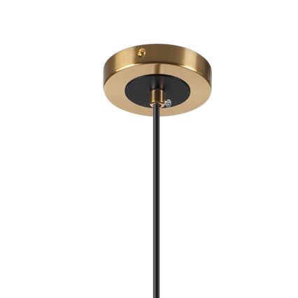Lustra ar auklu ROLLO 1xG9/5W/230V zelta/dūmakains bēša