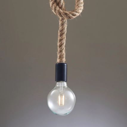 Lustra ar auklu ROPE 1xE27/12W/230V