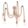 Lustra ar auklu ROPE CASA 5xE27/12W/230V zirneklis